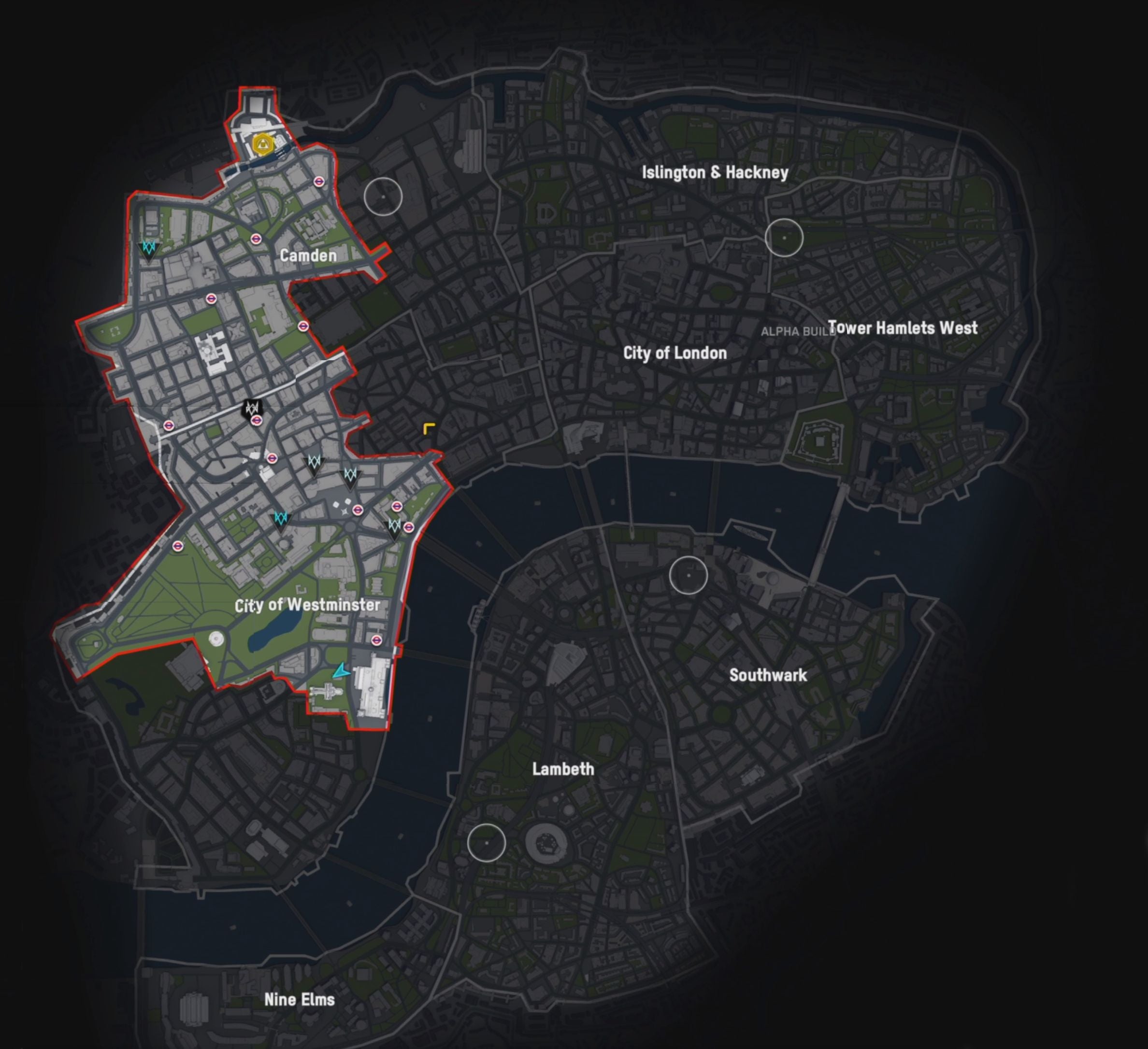 Watch Dogs Legion map London landmark locations, plus map accuracy